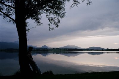 Standing by a Lake near Europe